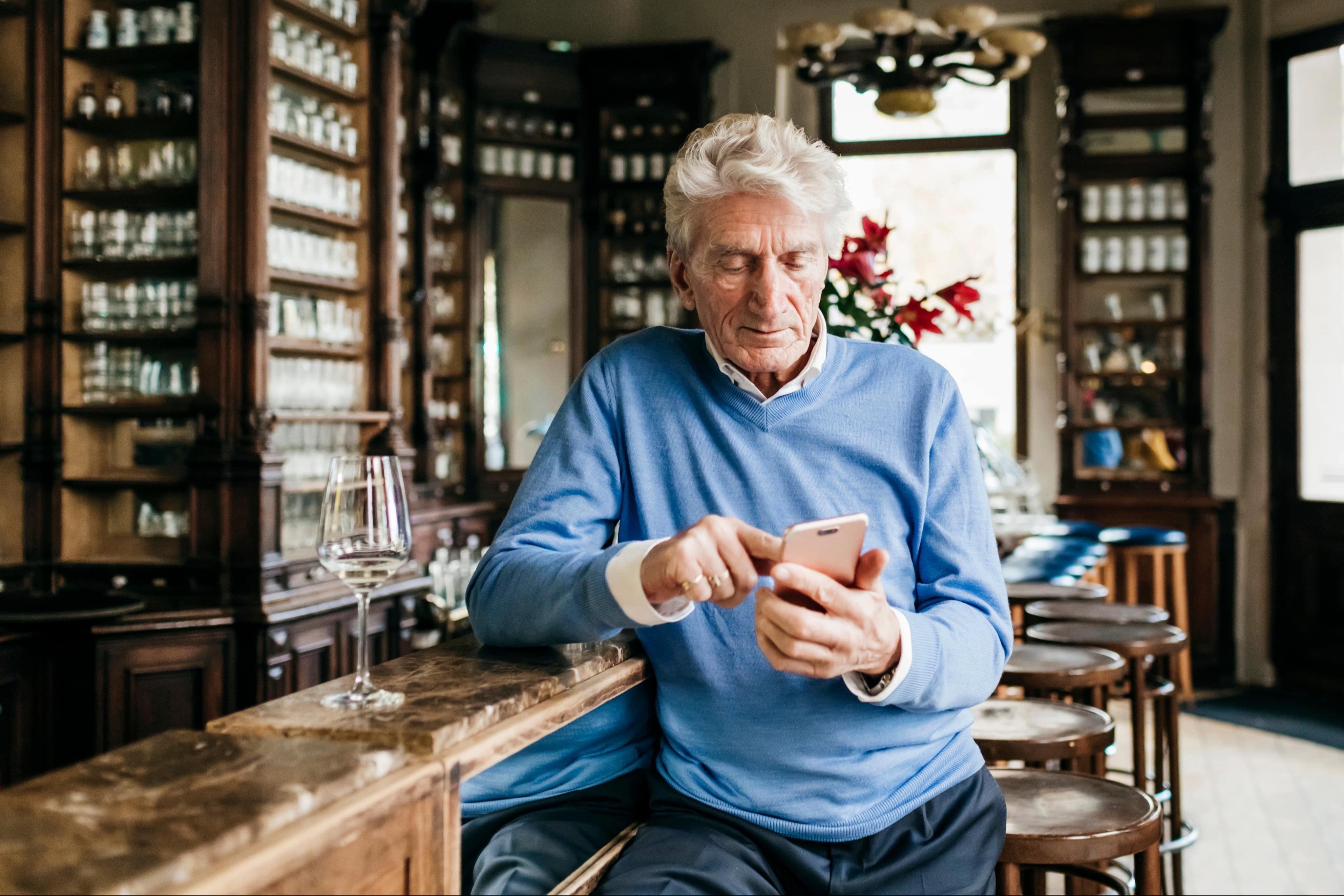 Financial Capital Old Man